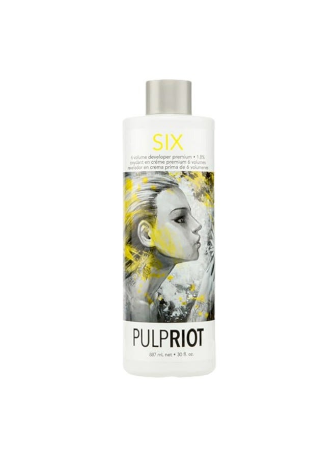 P.R. Pulp Riot Six 6 Volume Premium Developer 32 oz - Image 1