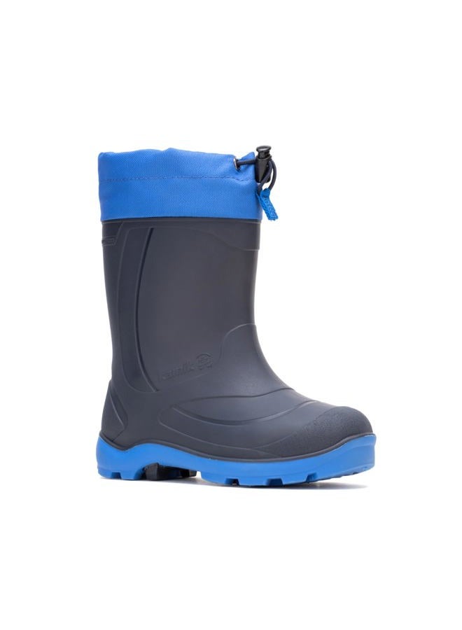 Kamik Boys' Snobuster1 Snow Boot, Navy/Strong Blue, 3 M US Little Kid - Image 1
