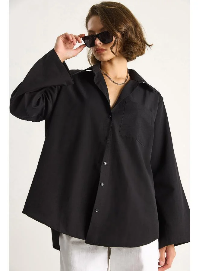 Ginger Oversize Button Up Shirt