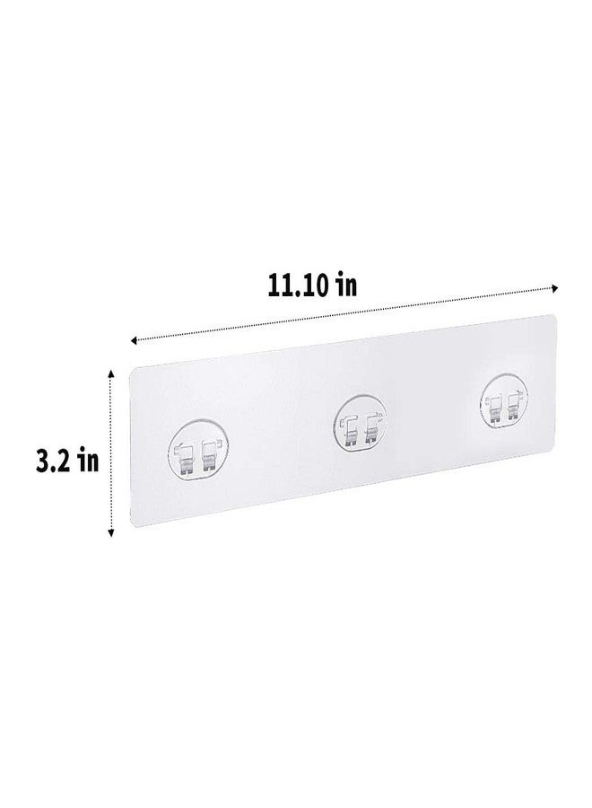 Mivvosakuki 2pcs Shower Caddy Adhesive Replacement,Shower Shelves Adhesive Strip Pad Shower Organizer Sticker Replacement Bathroom Heavy Duty Strong Sticky Wall Adhesive - Image 3