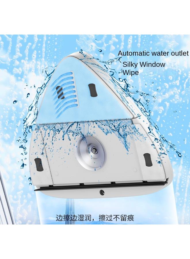 Bluejw Cross-border Wholesale Water Injection Window Wiping Household Cleaning Double-sided Magnetic Wiping Glass Wiping Double-layer Hollow Glass Wiping Artifact - Image 4