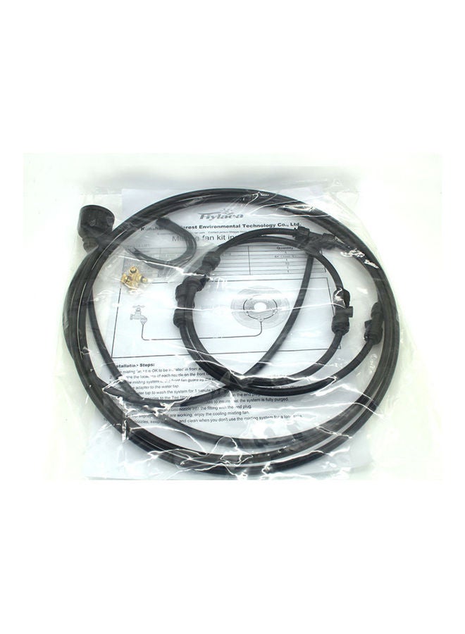 NIBEMINENT Outdoor Misting Fan Kit Black - Image 2