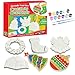 ORIENTAL CHERRY Christmas Crafts for Kids DIY Christmas Tree Decorations Resin Ornaments Kits Includes Paints Brushes Stocking Stuffers DIY Xmas Ornaments for Kids Toddlers Girls Boys Ages 35 48 812 - Image 3
