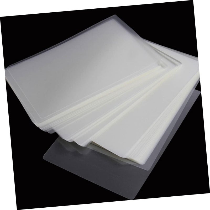 Lurrose Thermal Laminating Sheets 100 Pcs A4 Size Photo Sealing Film Waterproof Fade Resistant Laminating Pouches for Office Home and Store - Image 3
