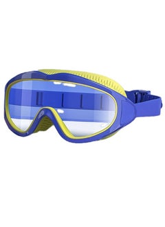 Generic Blue Kids Snorkel Mask Scuba Diving Mask Swim Mask Anti-Fog Tempered Glass Swimming Goggles Panoramic Clear View Silicone Leak-Free Swim Goggles Snorkeling Gear For Kids Boys Girls Youth  - Image 5