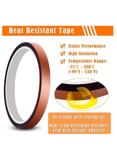 PRINTSHOP4ME Heat Resistant Tape For Sublimation,Heat Transfer Printing,Masking,Soldering,Protecting Circuit Board,Cellphone Data Line And Electrical Works  - Image 2