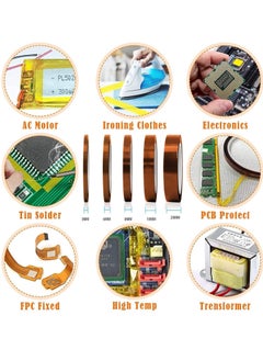 PRINTSHOP4ME Heat Resistant Tape For Sublimation,Heat Transfer Printing,Masking,Soldering,Protecting Circuit Board,Cellphone Data Line And Electrical Works  - Image 3
