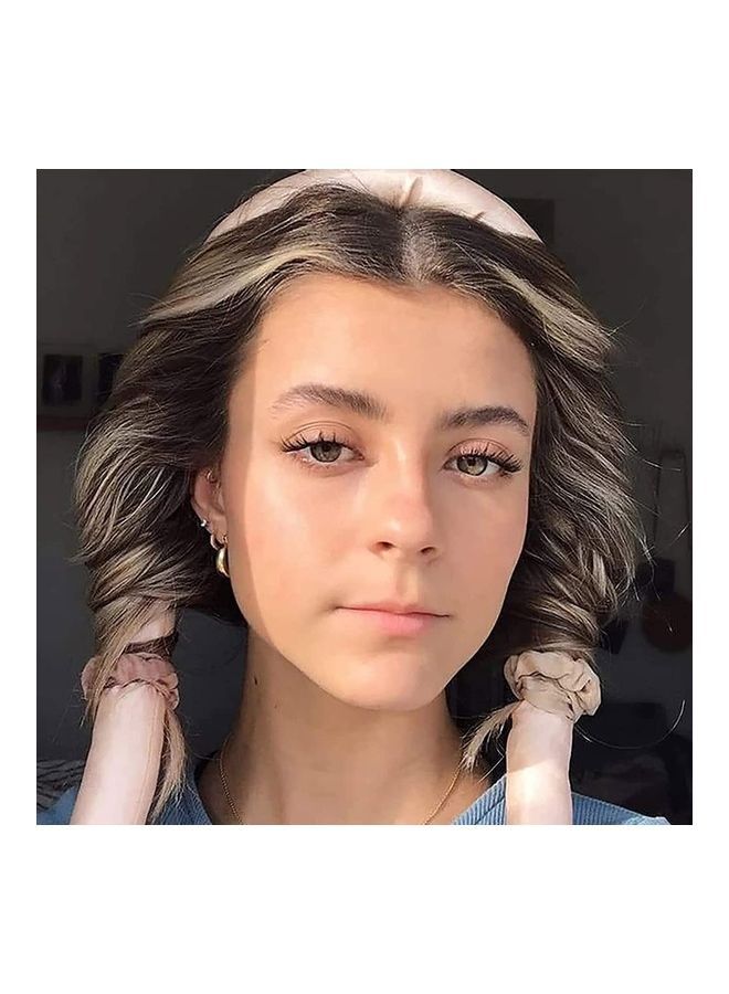 NIBEMINENT Heatless Hair Curlers Pink - Image 3