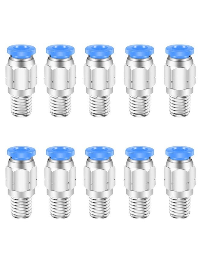 CEKER 1/4" NPT Push to Connect Air Fittings 6mm to 1/4" Inch Male Thread Quick Connect Pneumatic Fittings 2Packs - Image 1