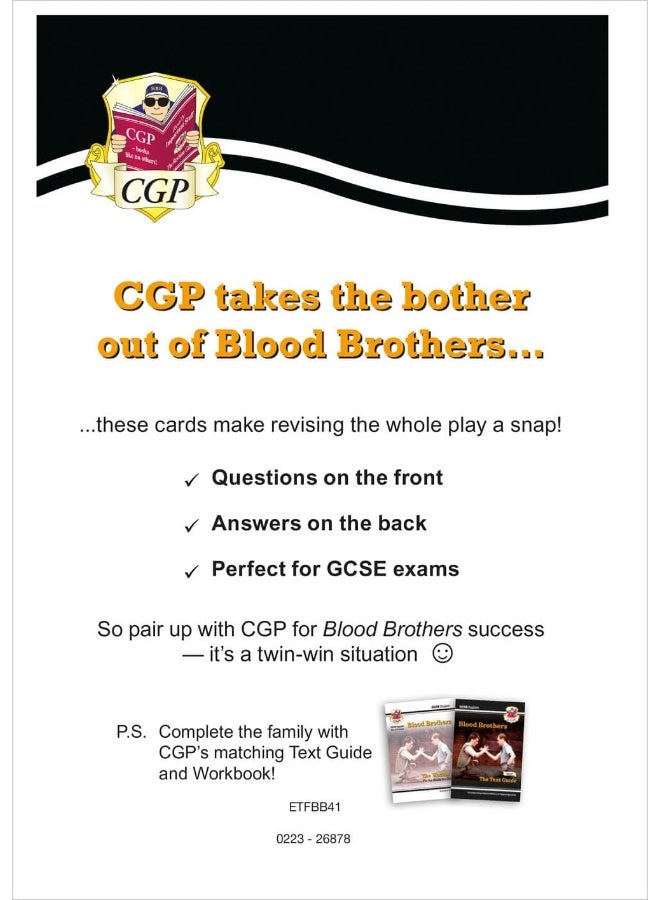 GCSE English - بطاقات أسئلة مراجعة Blood Brothers - Image 2