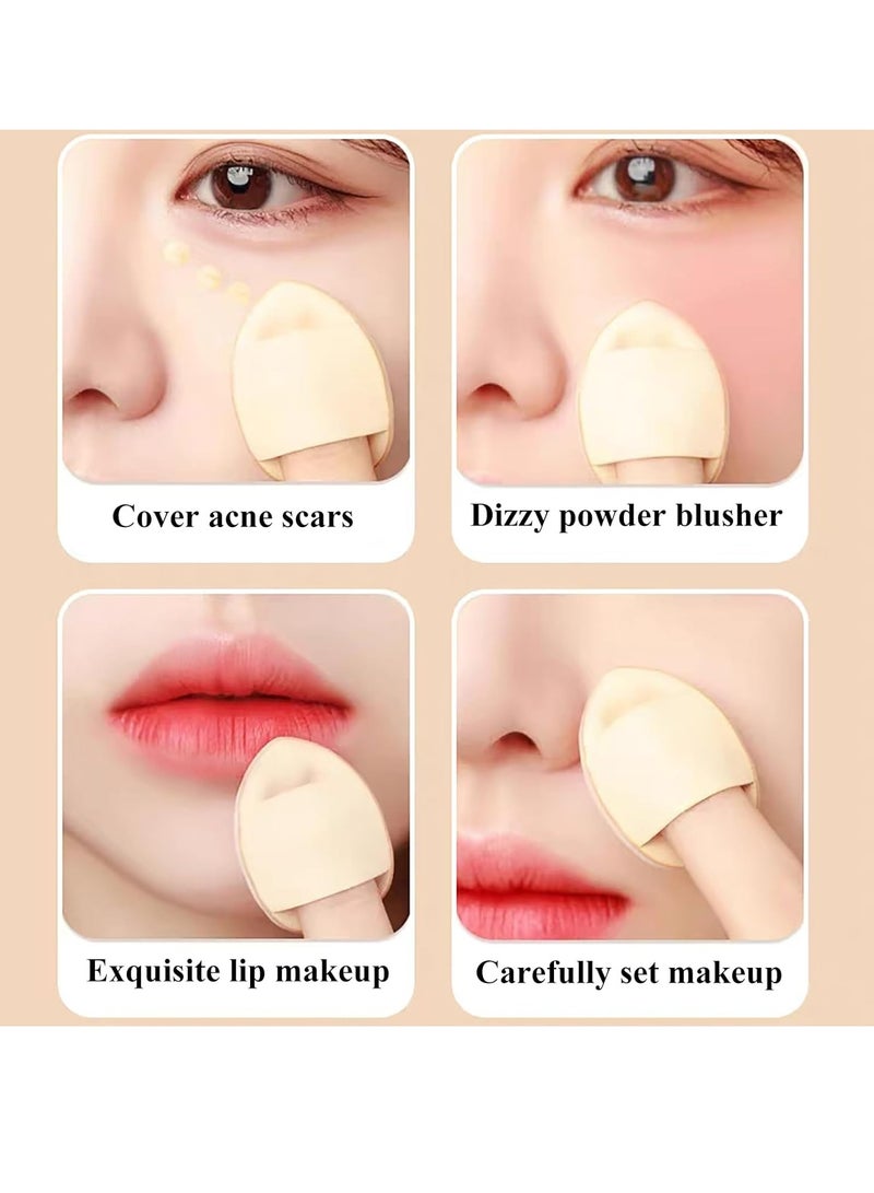 Woofixer 14-Piece Makeup Sponge Set, Beauty Blender Sponge for Foundation Blending with 3PCS Mini Makeup Sponges & 4PCS Triangle Powder Puff, Soft Make Up Sponges for Face Cosmetic Applicator for Powder Liquid - Image 2