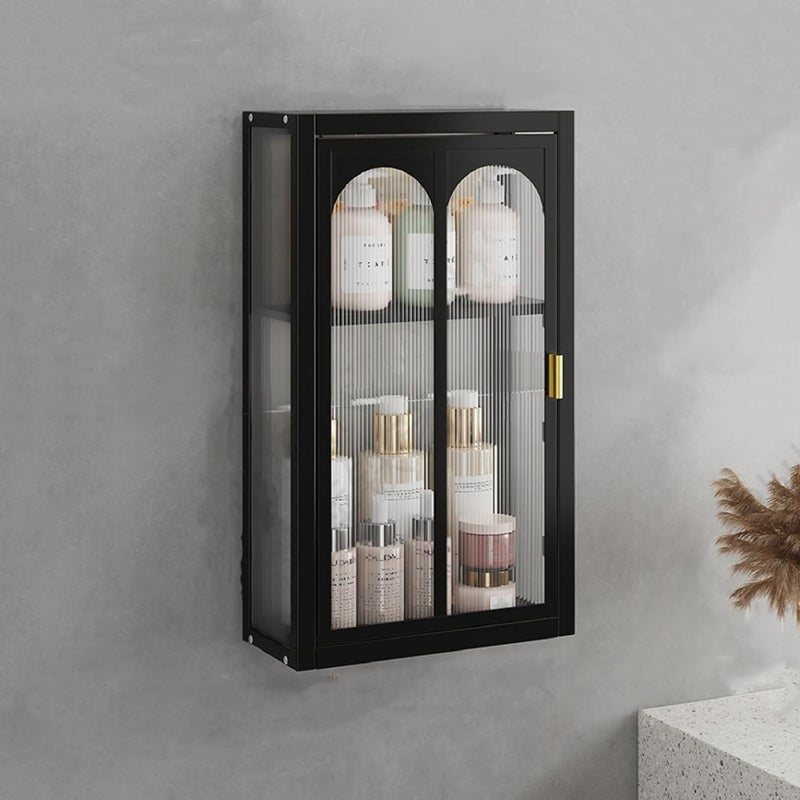 Earwig Earwig Bathroom Cabinet Wall Mounted 2Door Open Shelves Medicine Cabinets with Adjustable Shelf Space Saver Storage Cabinets Over The Toilet for BathroomLiving Room 53 x 14 x 30 Cm 4999  - Image 1