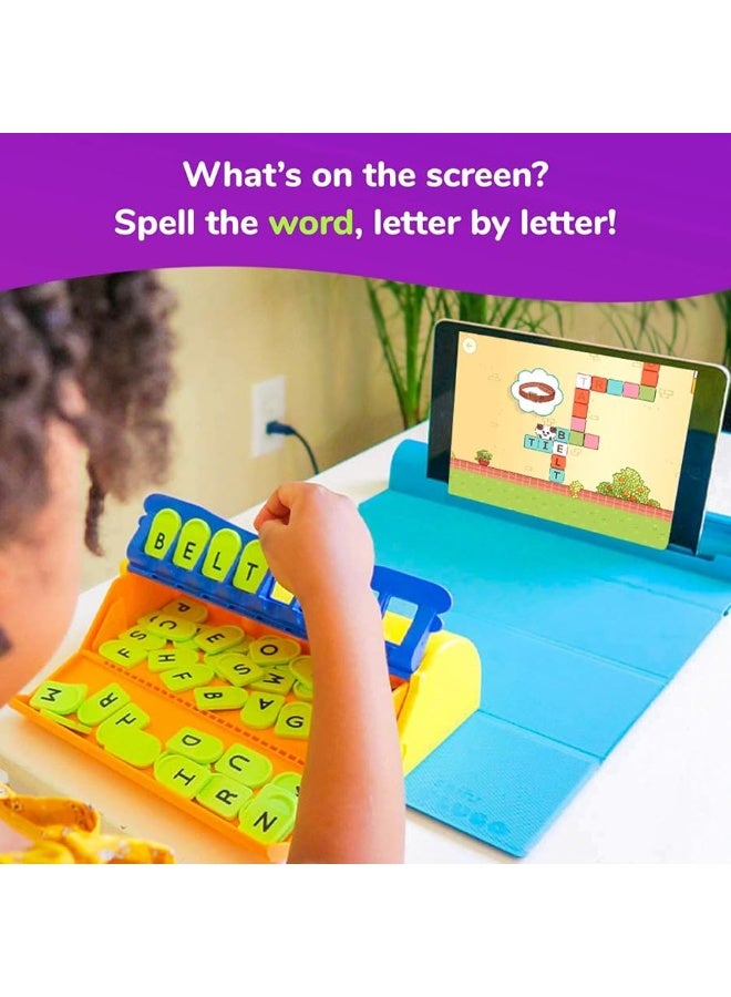 Shifu PlayShifu Educational Word GamePlugo Letters KitApp with 9 Learning Games STEM Toy Gifts for Kids Age 48 Phonics Spellings  Grammar 48 Alphabet Tiles Works with tabsmobiles Packaging May Vary - Image 3