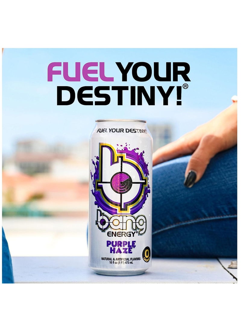 Bang Energy Drink 473ml Purple Haze Pack of 12 - Image 5