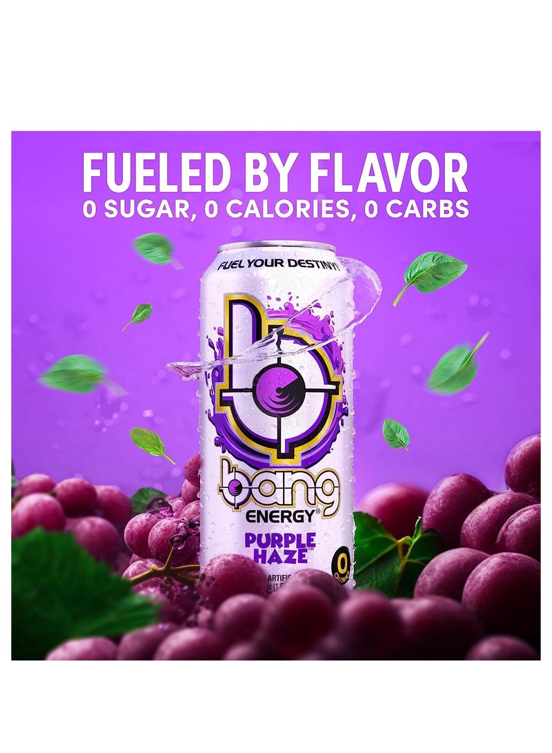 Bang Energy Drink 473ml Purple Haze Pack of 12 - Image 3