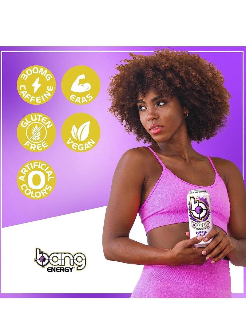 Bang Energy Drink 473ml Purple Haze Pack of 12 - Image 4