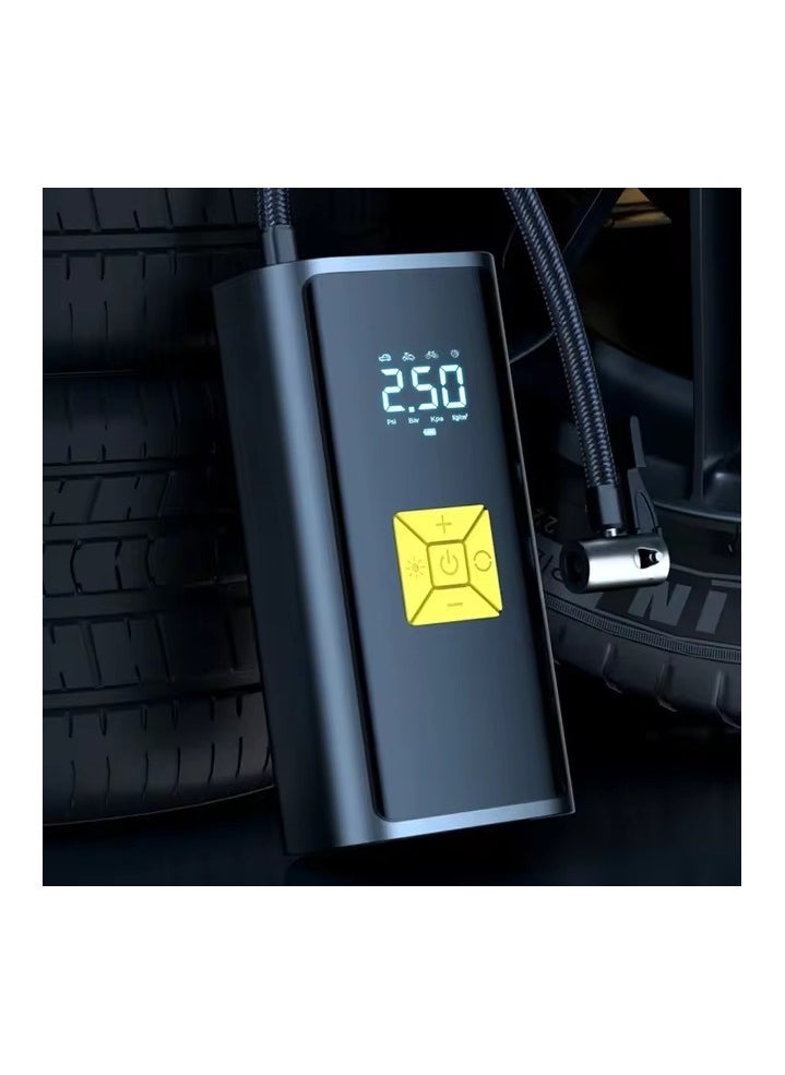 Mini Car Air Compressor 150 PSI, Smart Digital Inflatable Pump with LCD Display, Portable Tire Inflator for Cars, Motorcycles, Balls, and More – Compact Rechargeable Air Pump - pzsku/ZA1CFD40094939FE5BE56Z/45/_/1734530090/19bef5b6-2455-4f09-be70-d784f93d789f