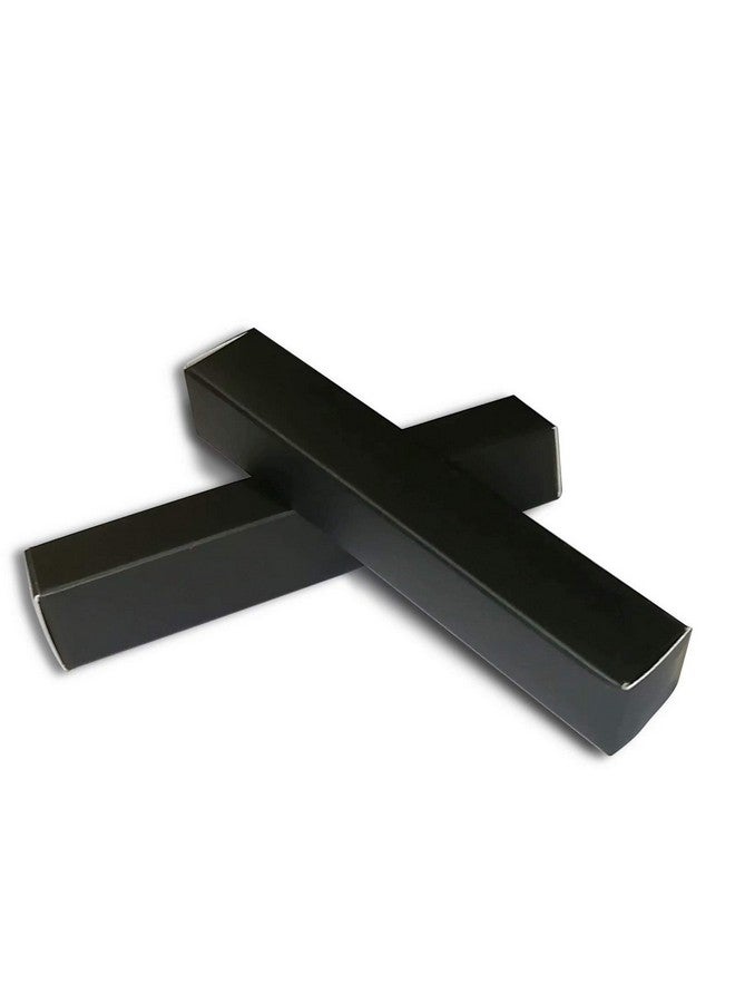 ANZKA 50 Pcs Empty Lip Gloss Box 4.72x0.78x0.78 inch Mascara Tube Packaging Matte Texture Black Lipgloss Kraft Paper Case Glaze Balm Organizer Storage DIY Make-up Sample Luxury Holder Wrapping - Image 2