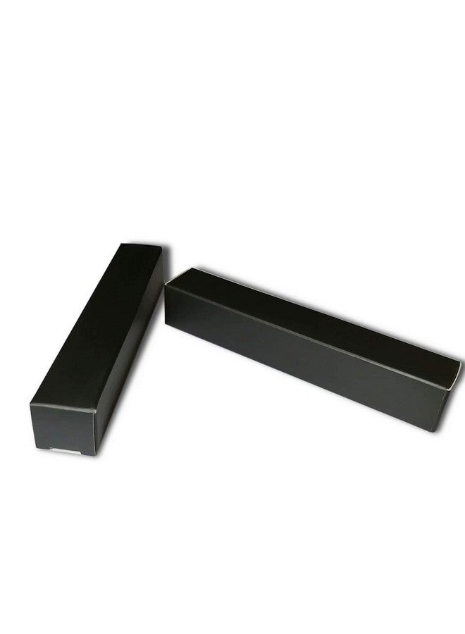 ANZKA 50 Pcs Empty Lip Gloss Box 4.72x0.78x0.78 inch Mascara Tube Packaging Matte Texture Black Lipgloss Kraft Paper Case Glaze Balm Organizer Storage DIY Make-up Sample Luxury Holder Wrapping - Image 5