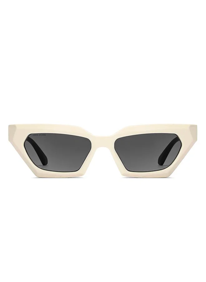 جون جاكوبس Full Rim Rectangular Stylish & Premium Sunglasses 100% UV Protected Unisex Extra Wide JJ S16391