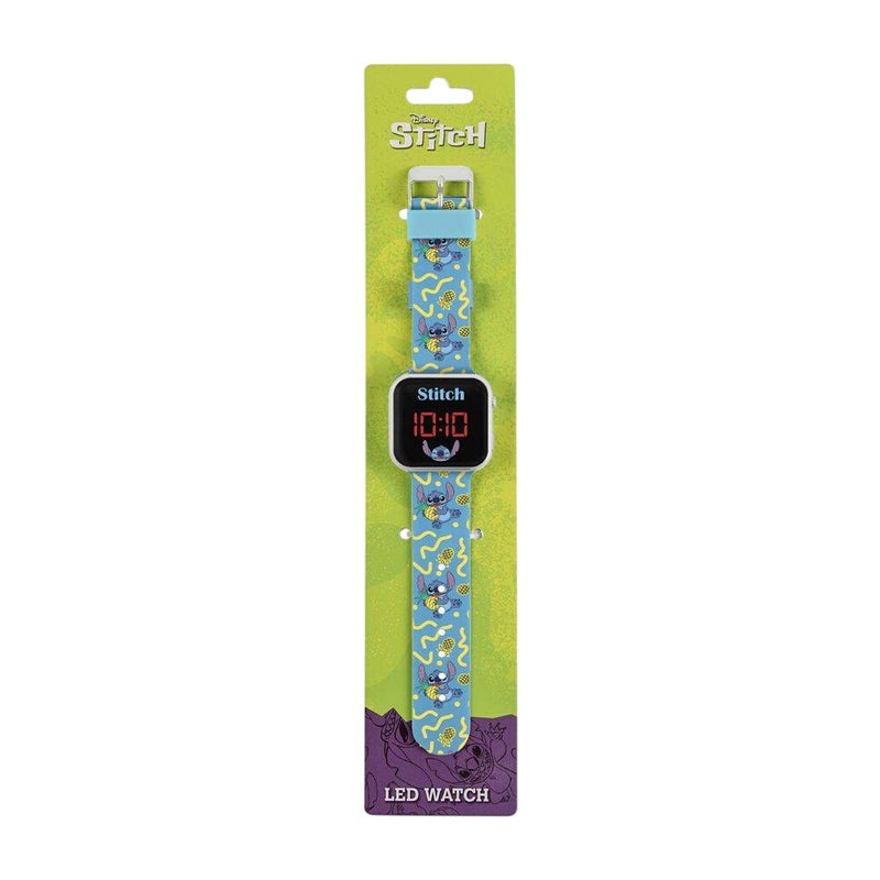 Disney Lilo & Stitch Stitch Digital LED Watch (Blue) - Image 1