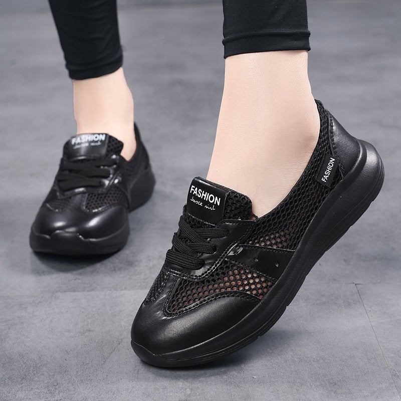 2023 Women'S Shoes Mother Shoes Middle-Aged And Elderly Walking Shoes Breathable Non-Slip Soft Sole Casual Shoes Sports Dancing Shoes - Image 1