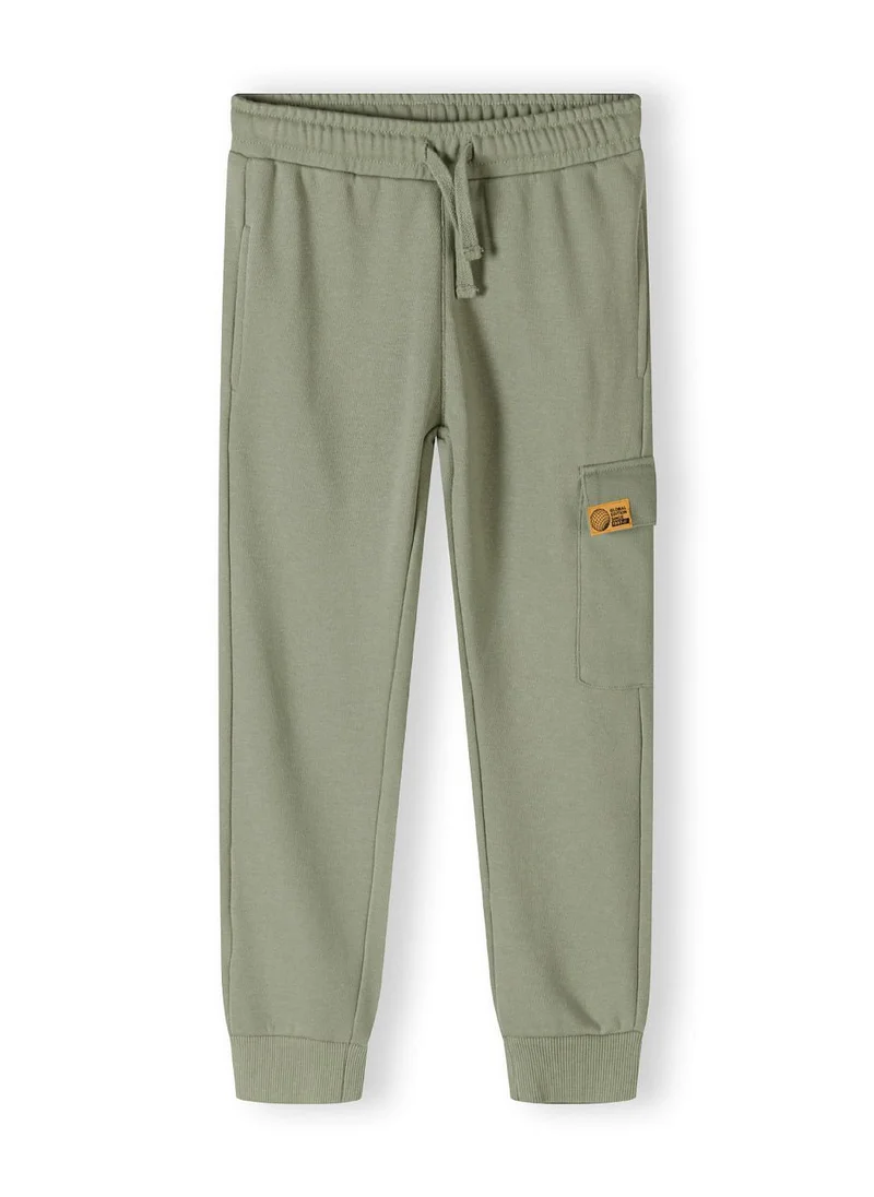 MINOTI Boy's Cotton Two-Piece Set with Printed T-Shirt and Jogger Pants