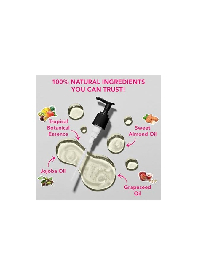 brookethorne naturals Passion Sensual Massage Oil for Intimate Moments & Enhanced Stimulation. All Natural, Tropical Paradise Scent with Almond & Jojoba Oil. Ideal for Full Body & Muscle Massage for Women & Men - 8.5oz - Image 3