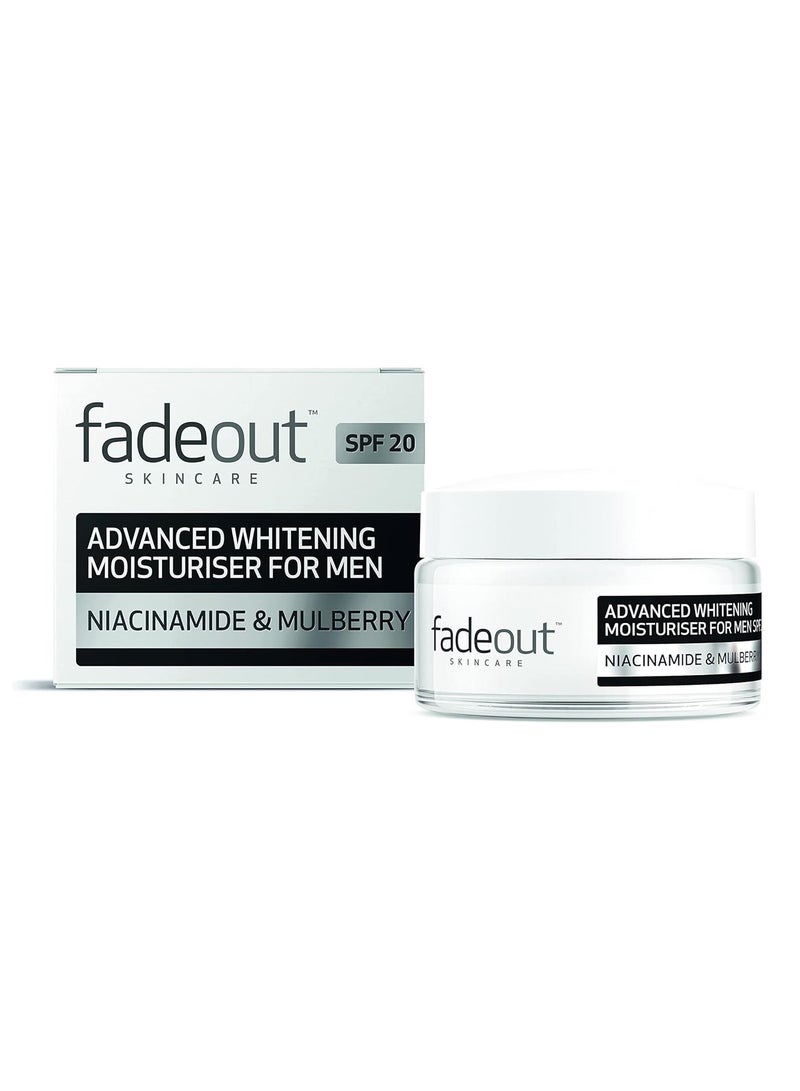 fadeout Advanced Whitening Moisturizer For Men Spf 20, 75 Ml - Image 2