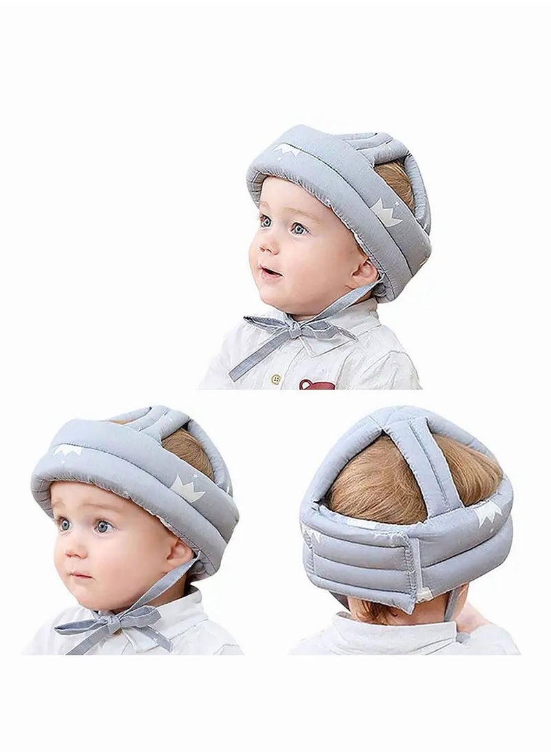 Generic Baby Helmet Child Safety Helmet Adjustable Protective Cap For Crawling Walking and Head Protection  - Image 1