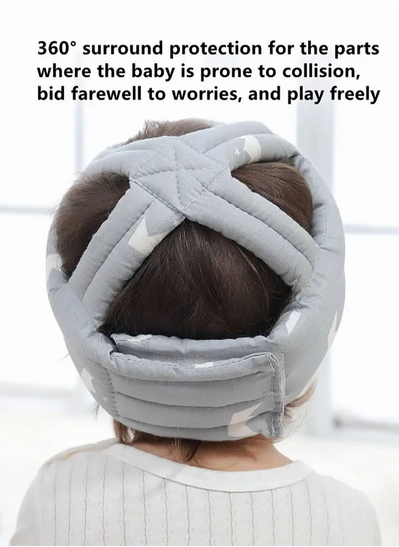 Generic Baby Helmet Child Safety Helmet Adjustable Protective Cap For Crawling Walking and Head Protection  - Image 4