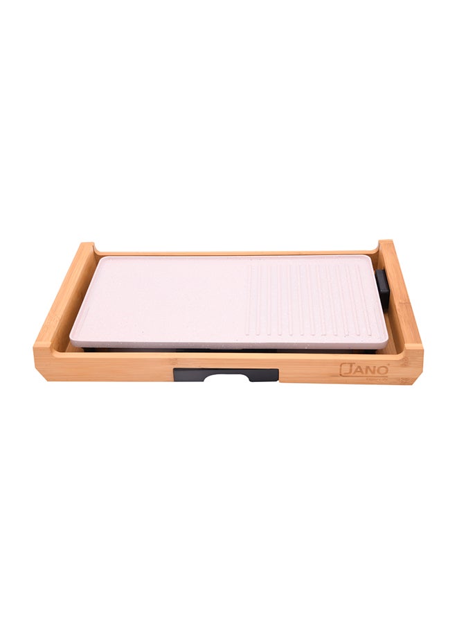 جانو شواية كهربائية بجسم خشبي 1800 W E04401 بني - Image 3