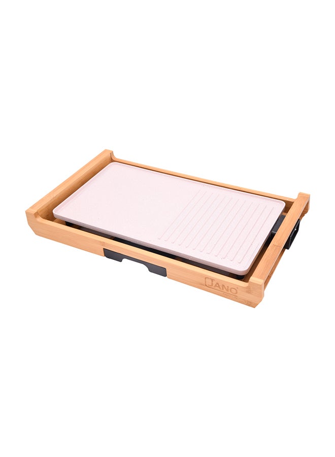 جانو شواية كهربائية بجسم خشبي 1800 W E04401 بني - Image 1