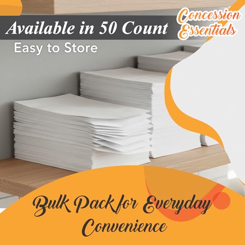 Concession Essentials White Paper Lunch Bags, 4lb Capacity, Holiday Cookie Bags, 50 Count Pack - Image 5