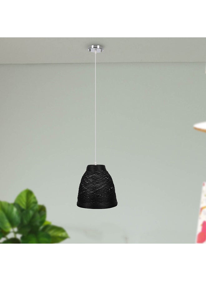 El Rawda Lighting Dcorative Ceiling Lamp | modern decorative LED E27 pendant light ceiling lamp hanging | suitable for any room | Color: Black | Size: 70x25 cm
