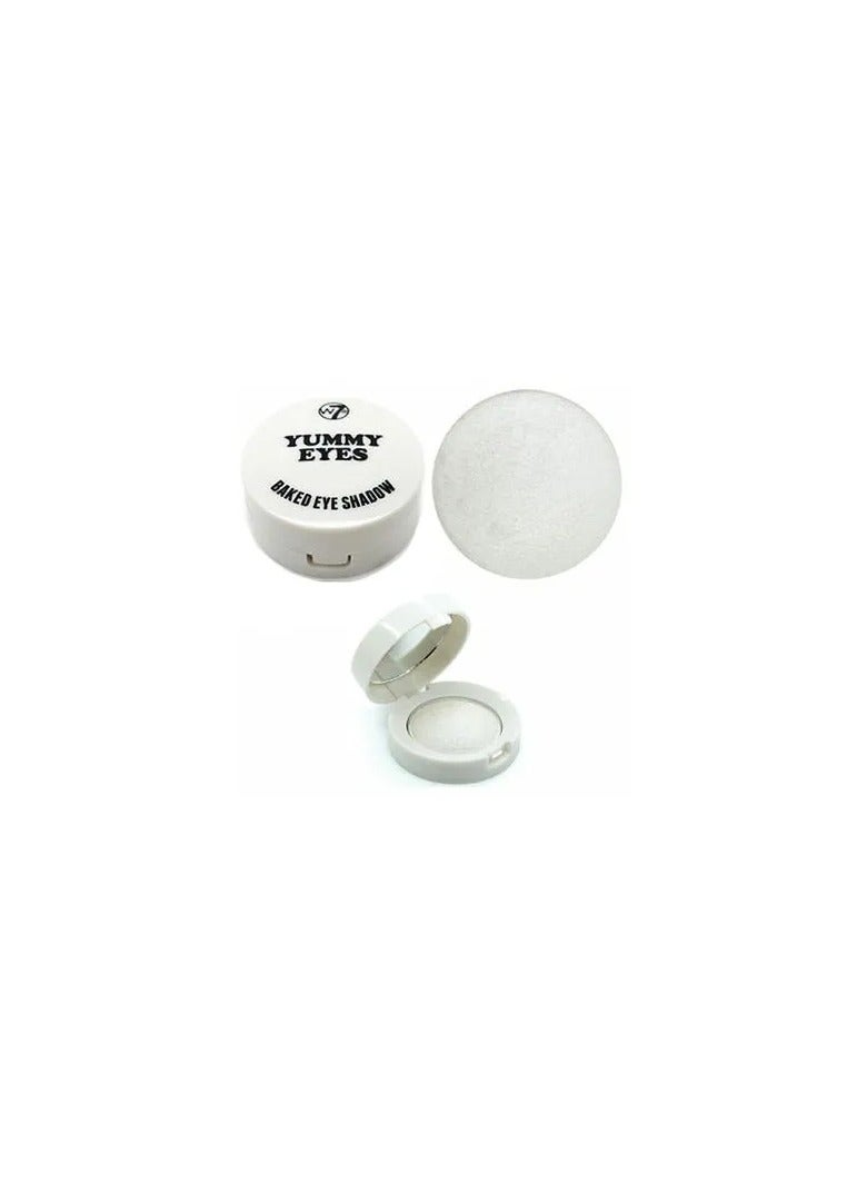 w7 YUMMY EYES SHADOW ALL WHITE