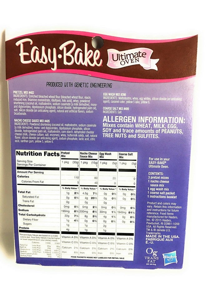 Easy Bake Ultimate Easy Bake Oven Party Pretzel Dippsers And Cheese Pizza Refill Mixes Bundle Set Of 2 Refills - Image 4