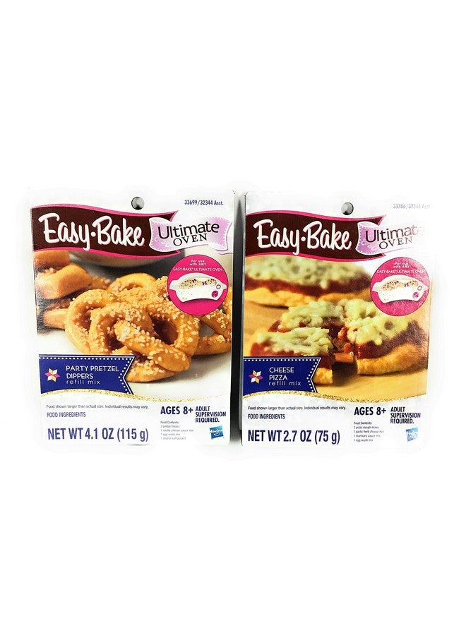 Easy Bake Ultimate Easy Bake Oven Party Pretzel Dippsers And Cheese Pizza Refill Mixes Bundle Set Of 2 Refills - Image 2