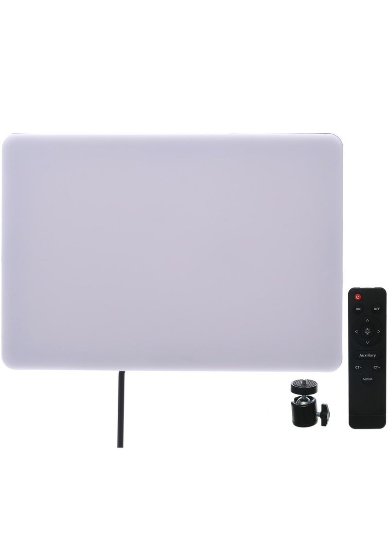 PLOKAMA - Plocama Live-P11 LED Professional Photography Fill Light | 3 Color Modes (White, Warm, Cool) | 240 High-Quality Lamp Beads | Remote Control Included | Perfect for Photography, Videography, Live Streaming, and Content Creation - Image 1