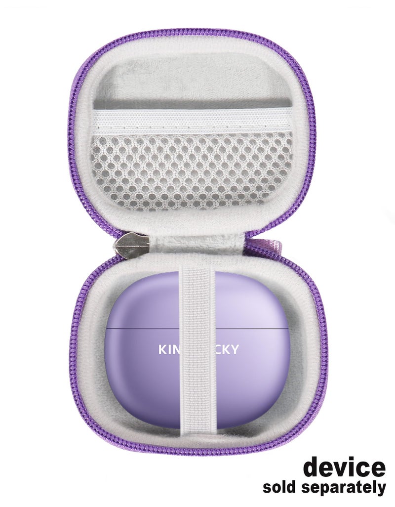 CaseSack Case for King Lucky i121 Clip on Earbuds Open Ear 5.4 Headphones (Purple) - Image 3