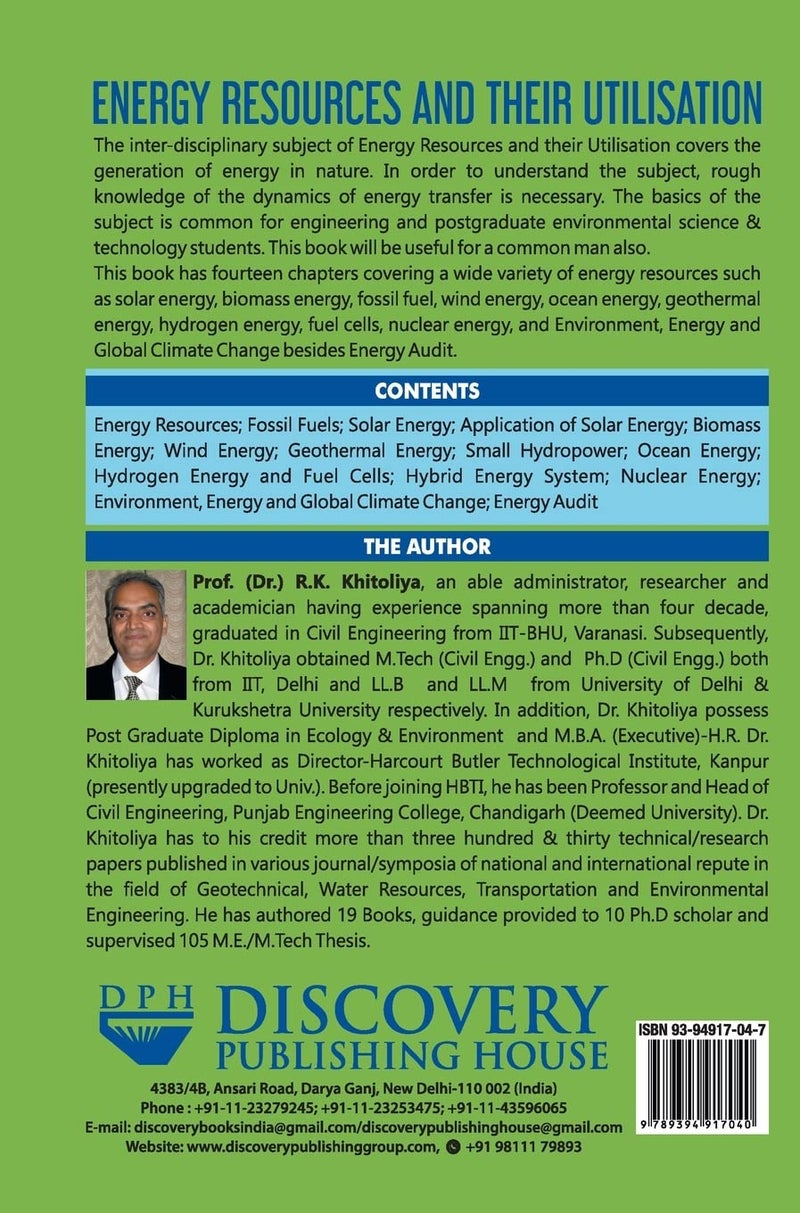 Energy Resources and their Utilisation  - Image 2