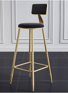 CityRiya-Long Bar Stools Round Counter Height Bar Chairs with Footrest High Chair Stools with Sturdy Steel Frame for Dining Room, Kitchen, Party  - Image 4