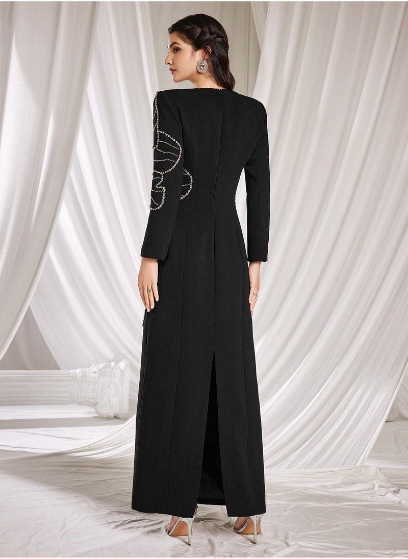 Madam Uniq Floral Embellished Dress  - Image 2