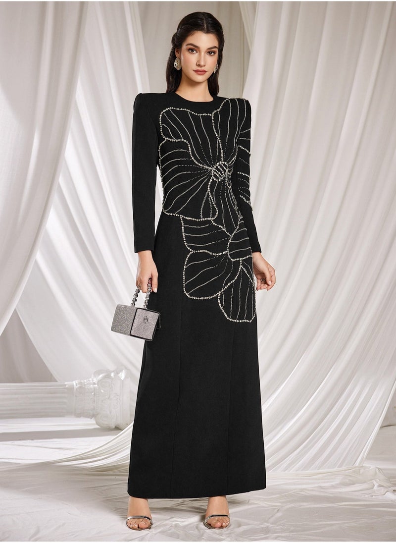 Madam Uniq Floral Embellished Dress  - Image 3