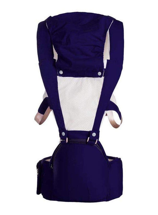 Whitecloud TRANSFORMING HOMES® Adjustable Baby Carrier Front Carry Bag with Head Support, Buckle Straps and Waist Belt 8001-2 (Blue) 30x30x71 cm - Image 1