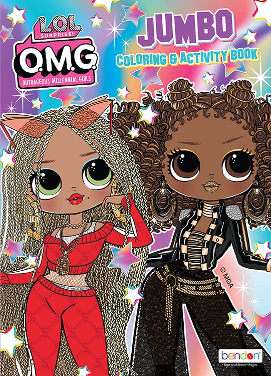 Bendon LOL OMG Outrageous Millennials Girls Coloring and Activity Book - Image 2