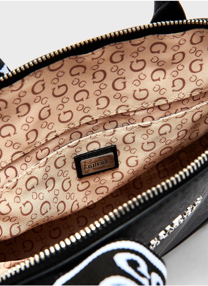 GUESS - Yoshi  Barrel Satchel - Image 1