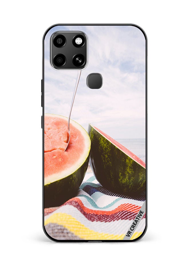 VR CREATIVE Protective Case Cover For Infinix Smart 6 Melonade Design Multicolour - Image 1