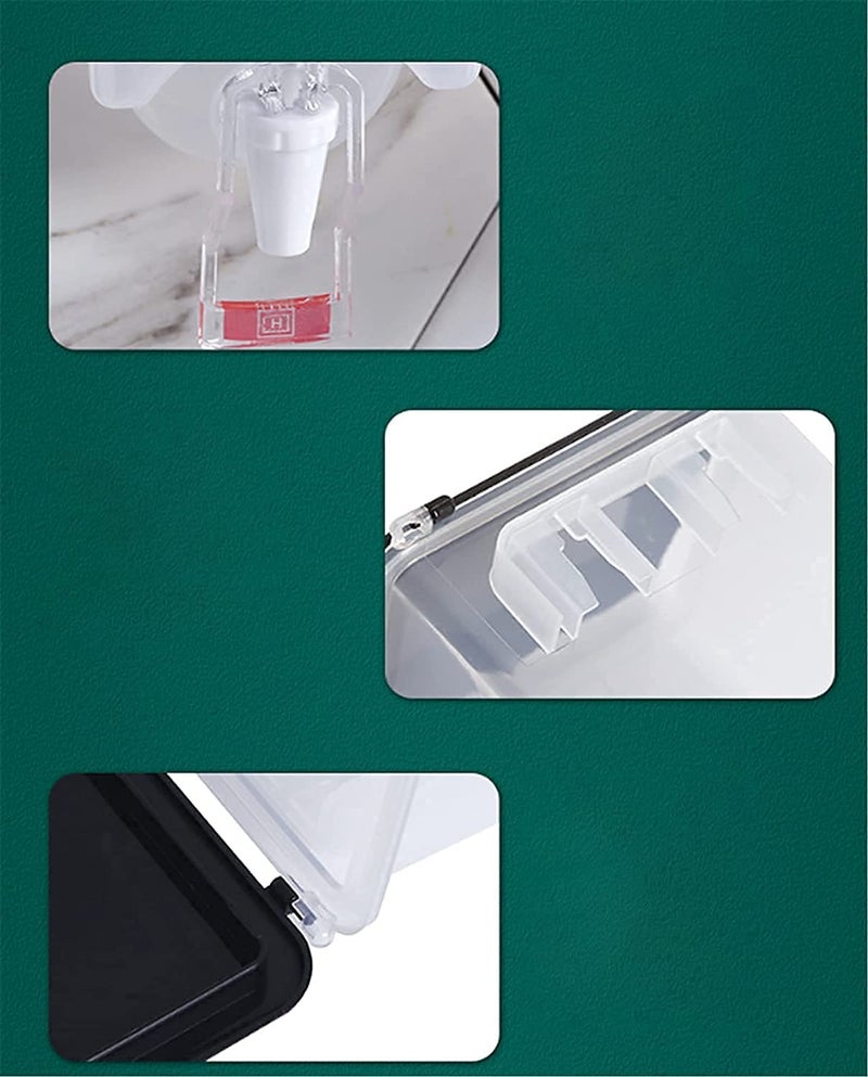 REPLEX Wallmounted Oil Bottle Soy Sauce Jar Vinegar Pot LeakProof Seasoning Storage Bottle Liquid Tank Kitchen Gadgets Organization 1 pcs - Image 4