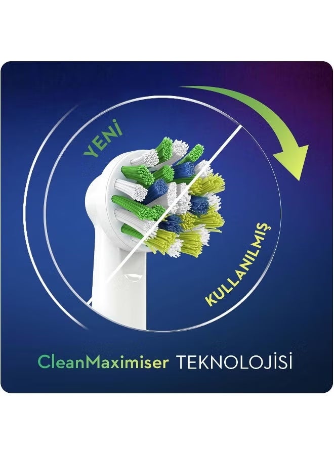 Oral-B 4-Piece Cross Action Replacement Brush Heads White - Image 5